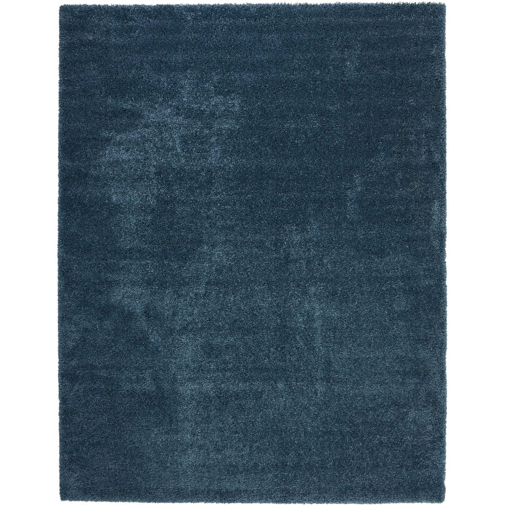 Nourison Malibu Shag Modern Plush Solid Area Rug