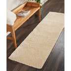 Nourison Malibu Shag Modern Plush Solid Area Rug