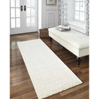 Nourison Malibu Shag Modern Plush Solid Area Rug