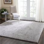 Nourison Malibu Shag Modern Plush Solid Area Rug