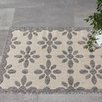 Nourison Palamos Modern Floral Hi Low Geometric Indoor Outdoor Area Rug