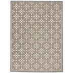 Nourison Palamos Modern Floral Hi Low Geometric Indoor Outdoor Area Rug