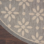 Nourison Palamos Modern Floral Hi Low Geometric Indoor Outdoor Area Rug