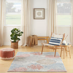 Nourison Pompeii Coastal Beach Shells and Coral Area Rug