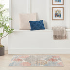 Nourison Pompeii Coastal Beach Shells and Coral Area Rug