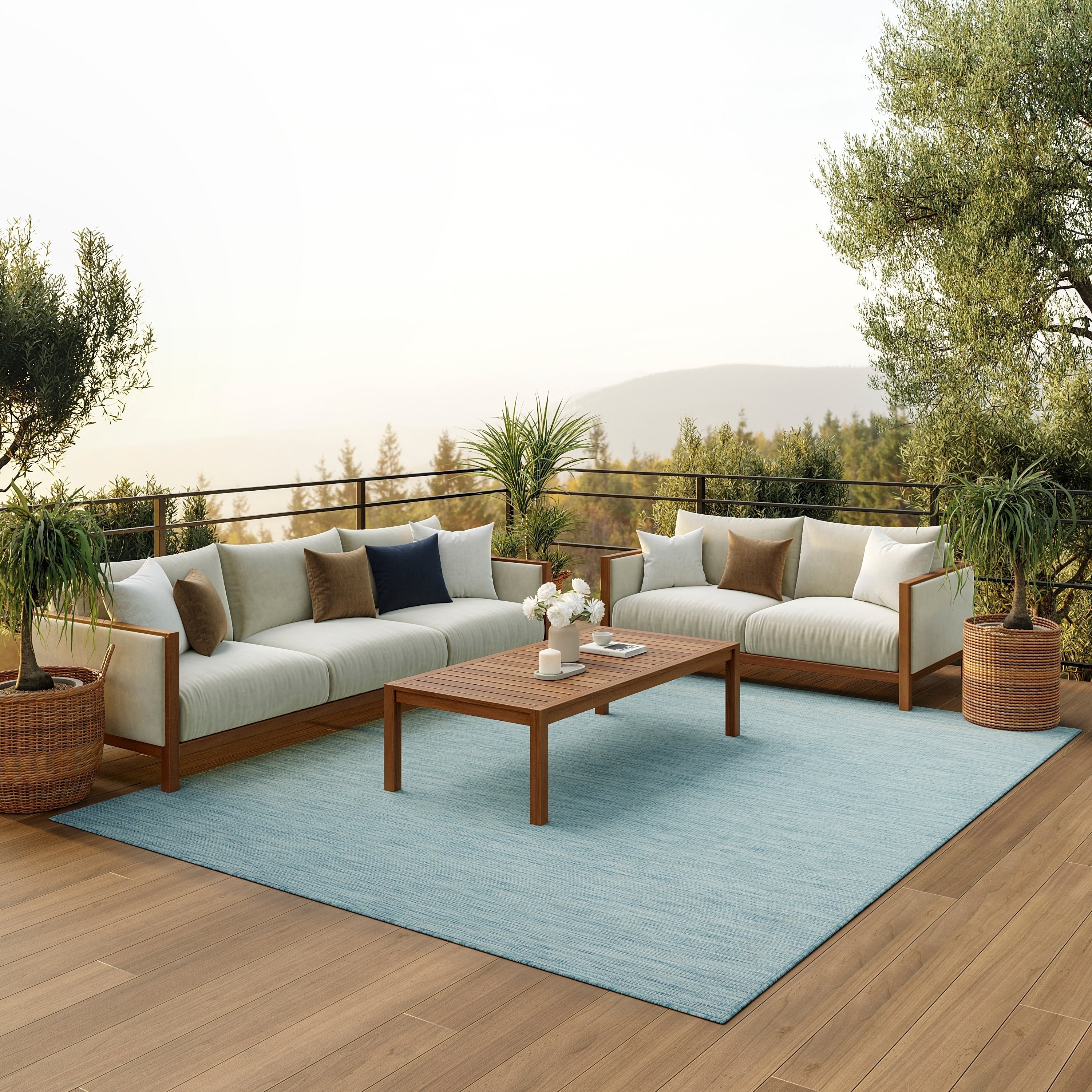 Nourison Positano Casual Modern Indoor/Outdoor Rug