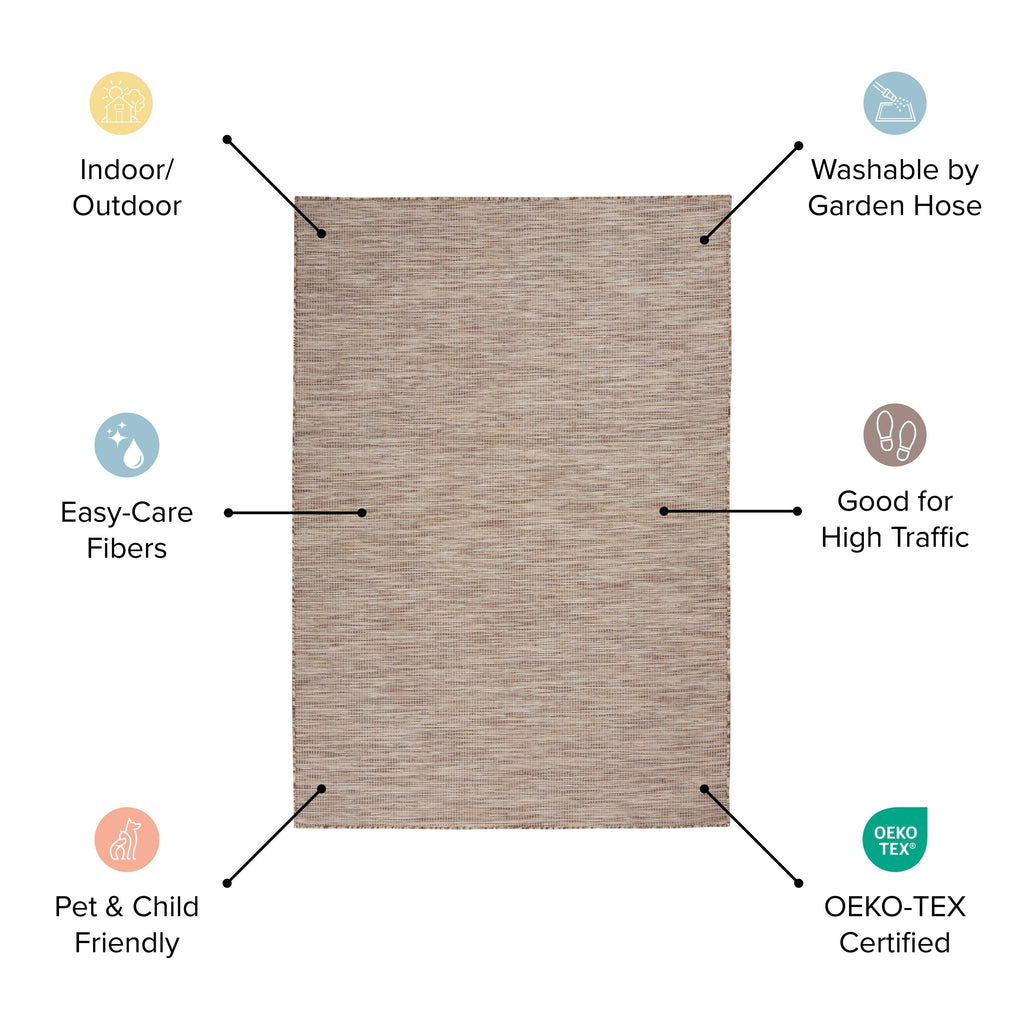 Nourison Positano Indoor/Outdoor Geometric Area Rug