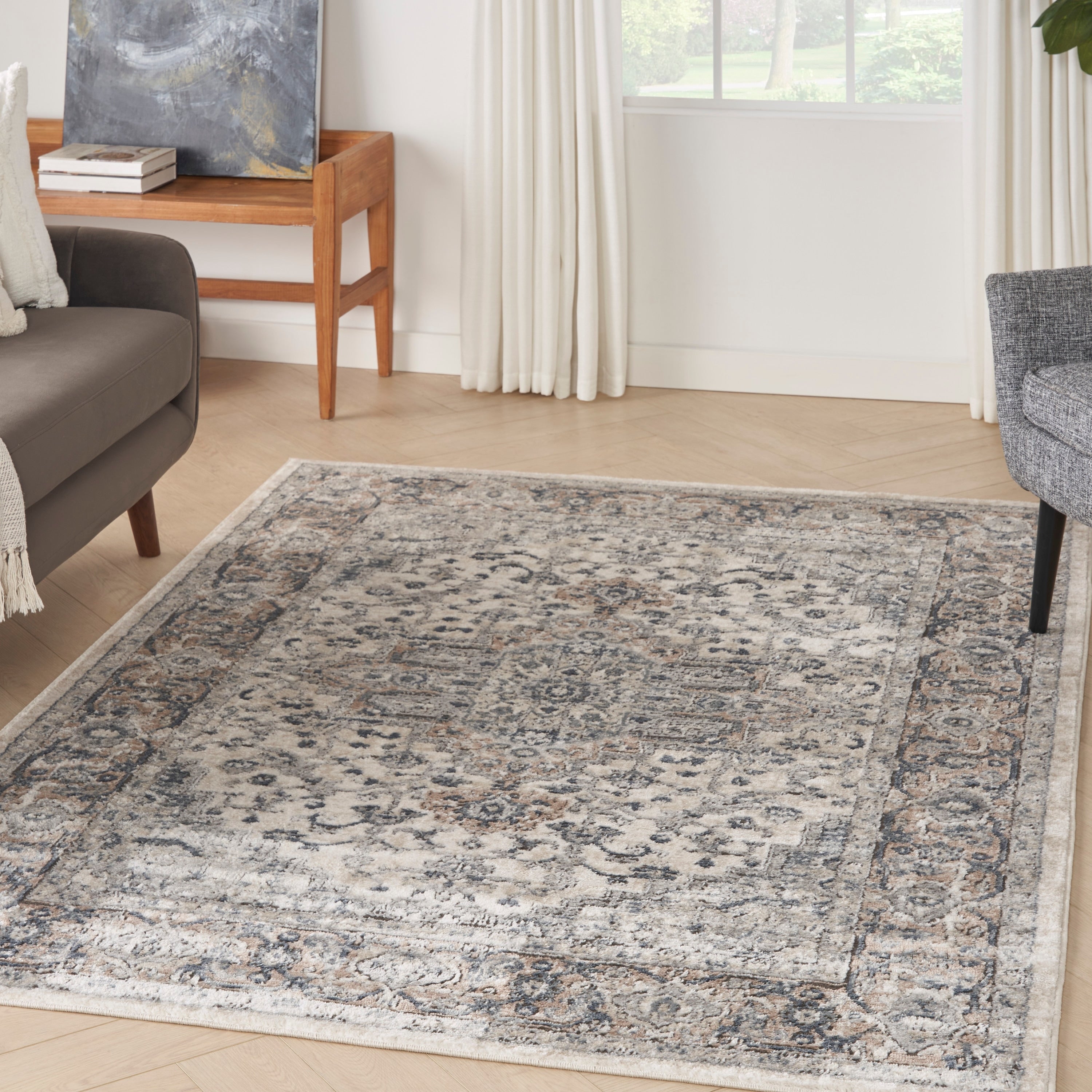 Nourison Quarry Indoor only Persian Area Rug.