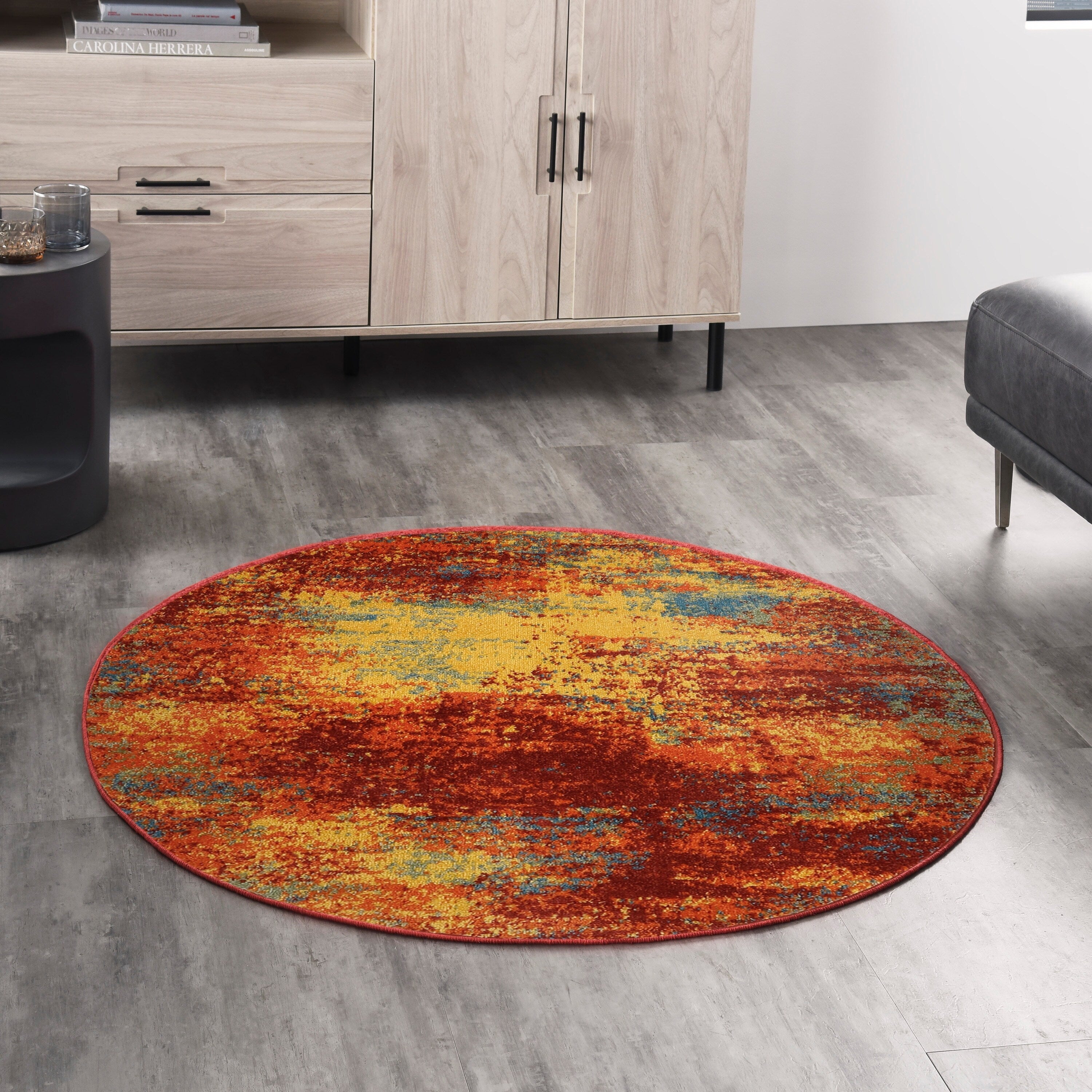 Nourison Sandy Indoor/Outdoor Abstract Area Rug