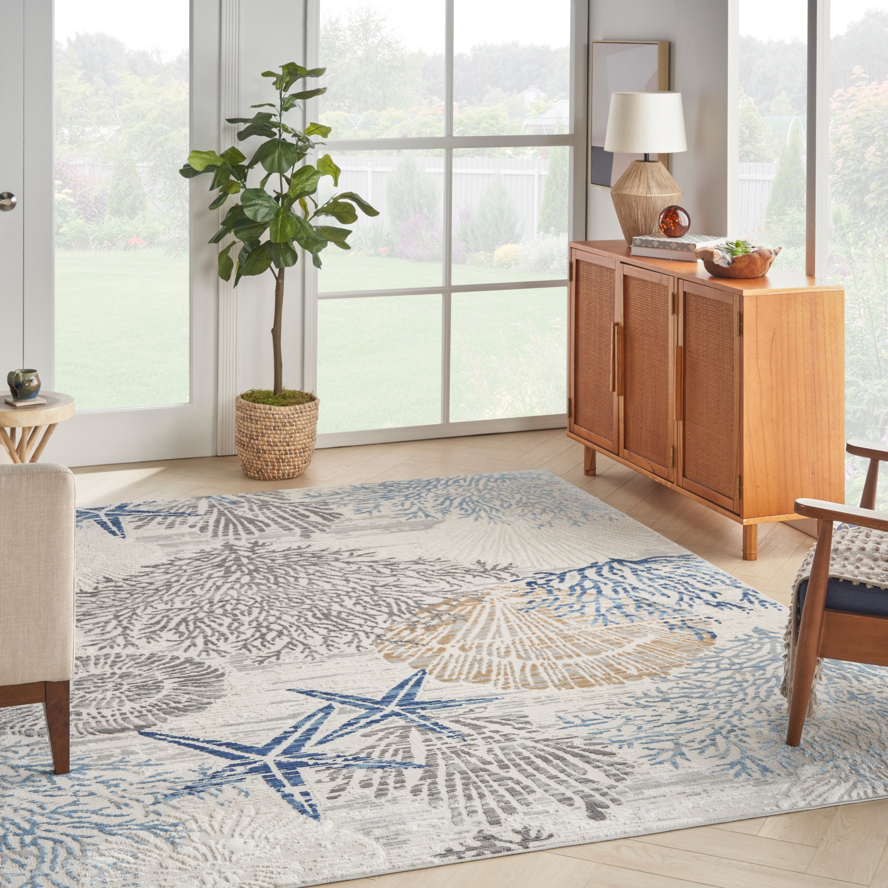 Nourison Seaside Indoor only Nature Area Rug