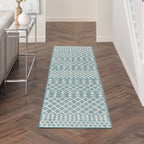 Nourison Selerno Indoor/Outdoor Moroccan Area Rug.