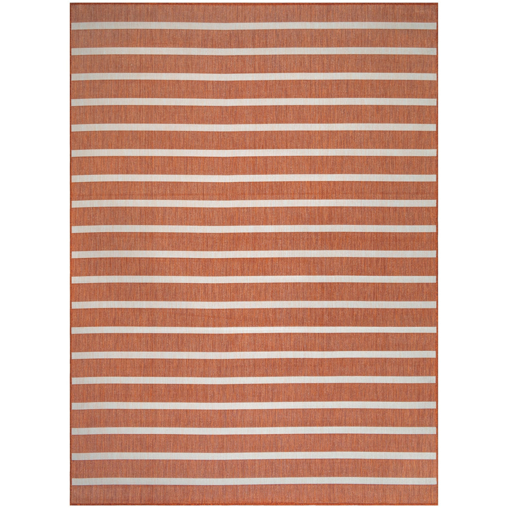 Nourison Selerno Indoor/Outdoor Striped Area Rug.