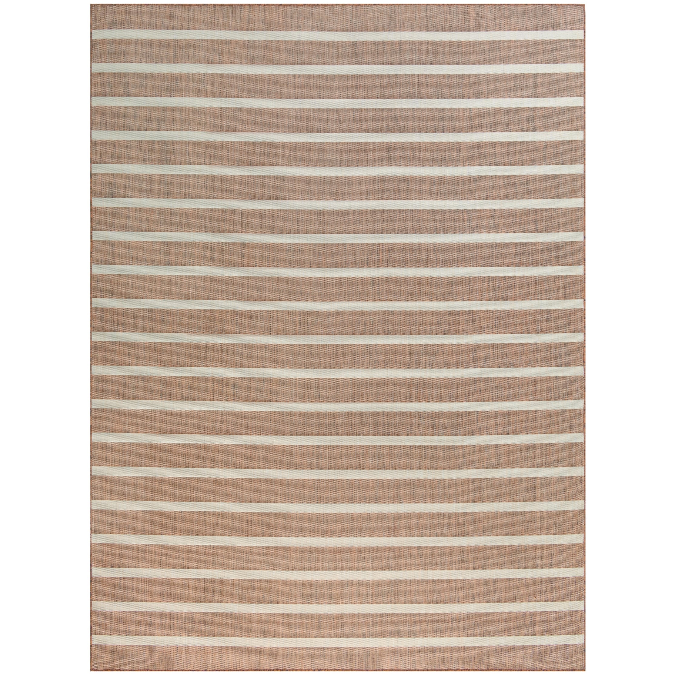 Nourison Selerno Indoor/Outdoor Striped Area Rug.