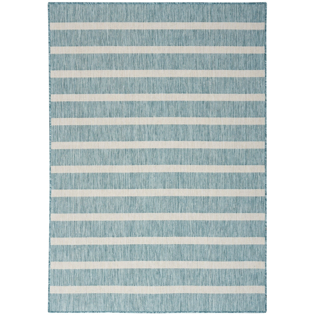 Nourison Selerno Indoor/Outdoor Striped Area Rug.