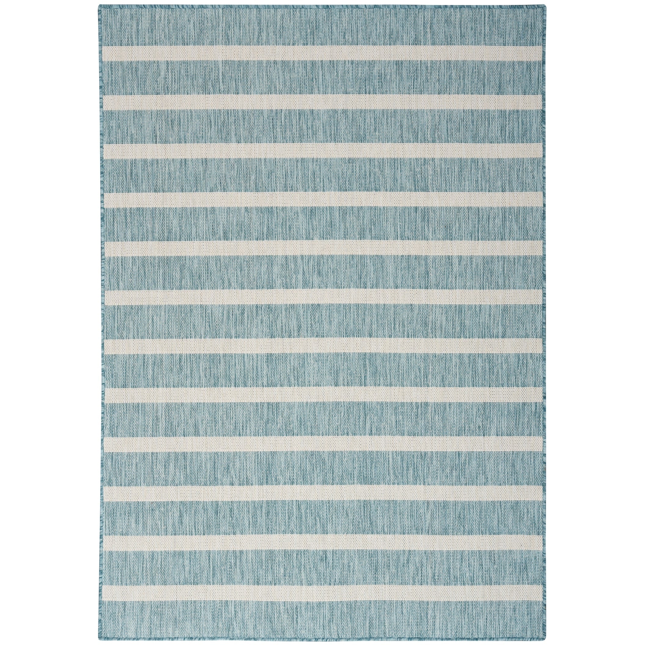 Nourison Selerno Indoor/Outdoor Striped Area Rug.