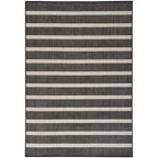Nourison Selerno Indoor/Outdoor Striped Area Rug.