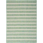 Nourison Selerno Indoor/Outdoor Striped Area Rug.