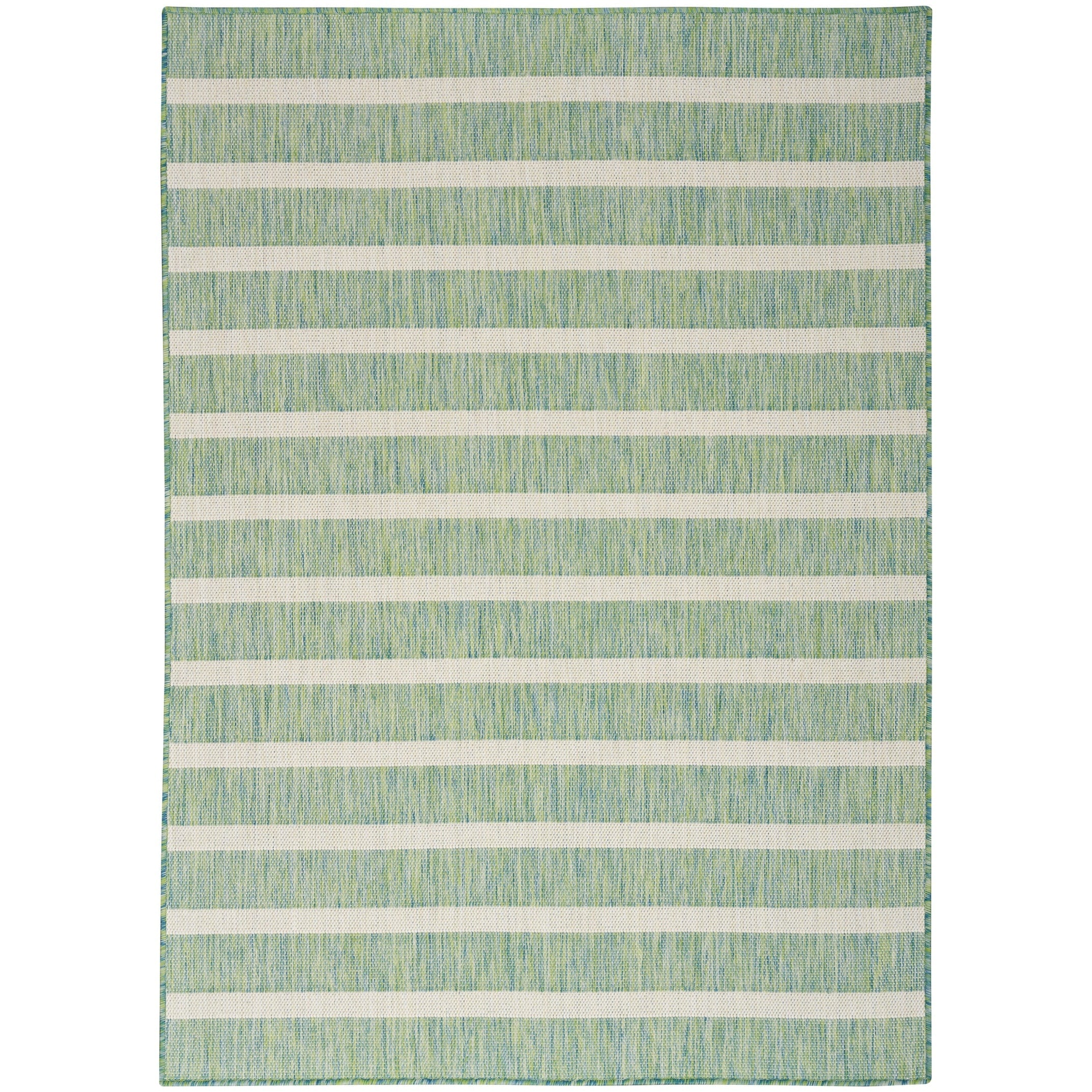 Nourison Selerno Indoor/Outdoor Striped Area Rug.