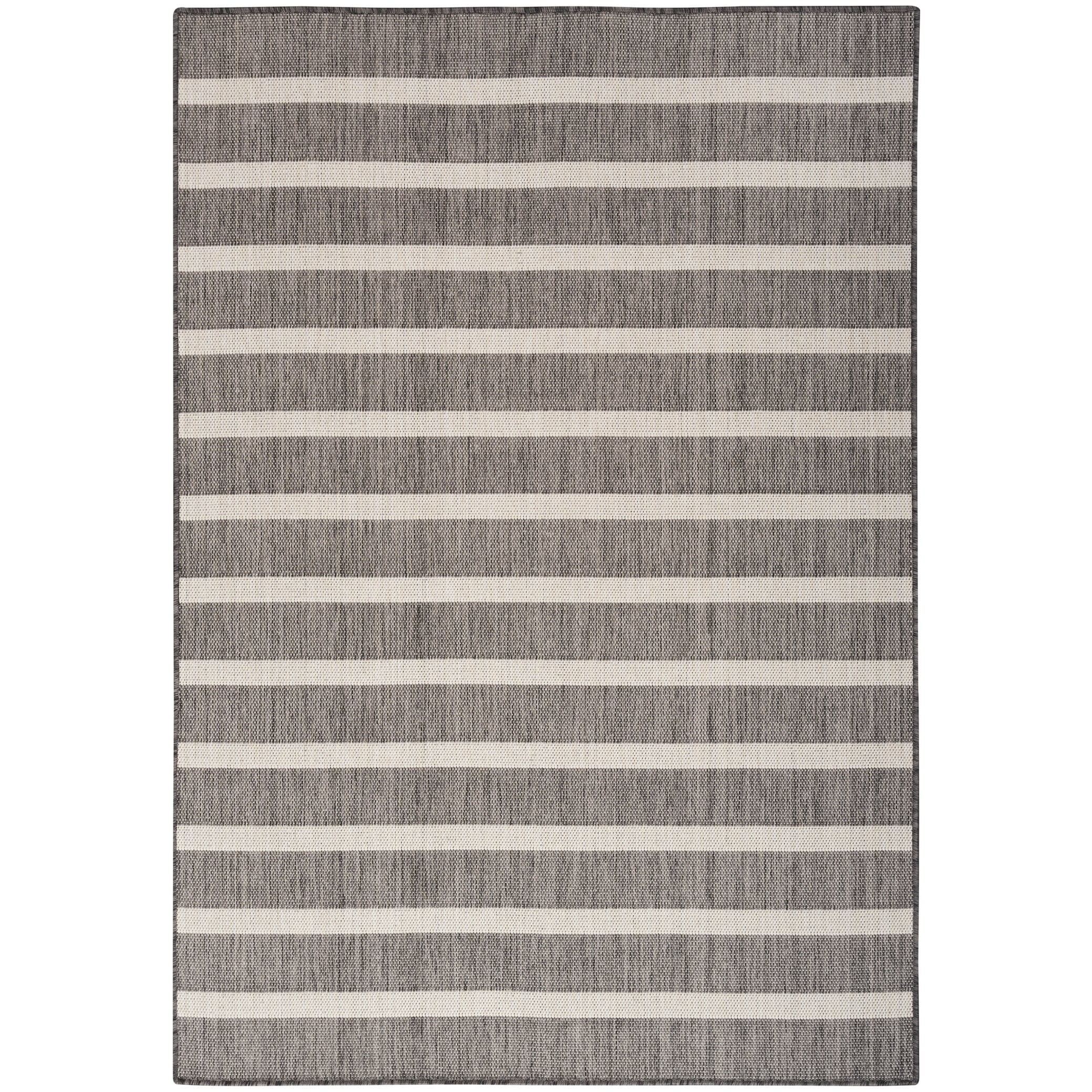 Nourison Selerno Indoor/Outdoor Striped Area Rug.