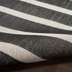 Nourison Selerno Indoor/Outdoor Striped Area Rug.