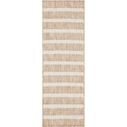 Nourison Selerno Indoor/Outdoor Striped Area Rug.