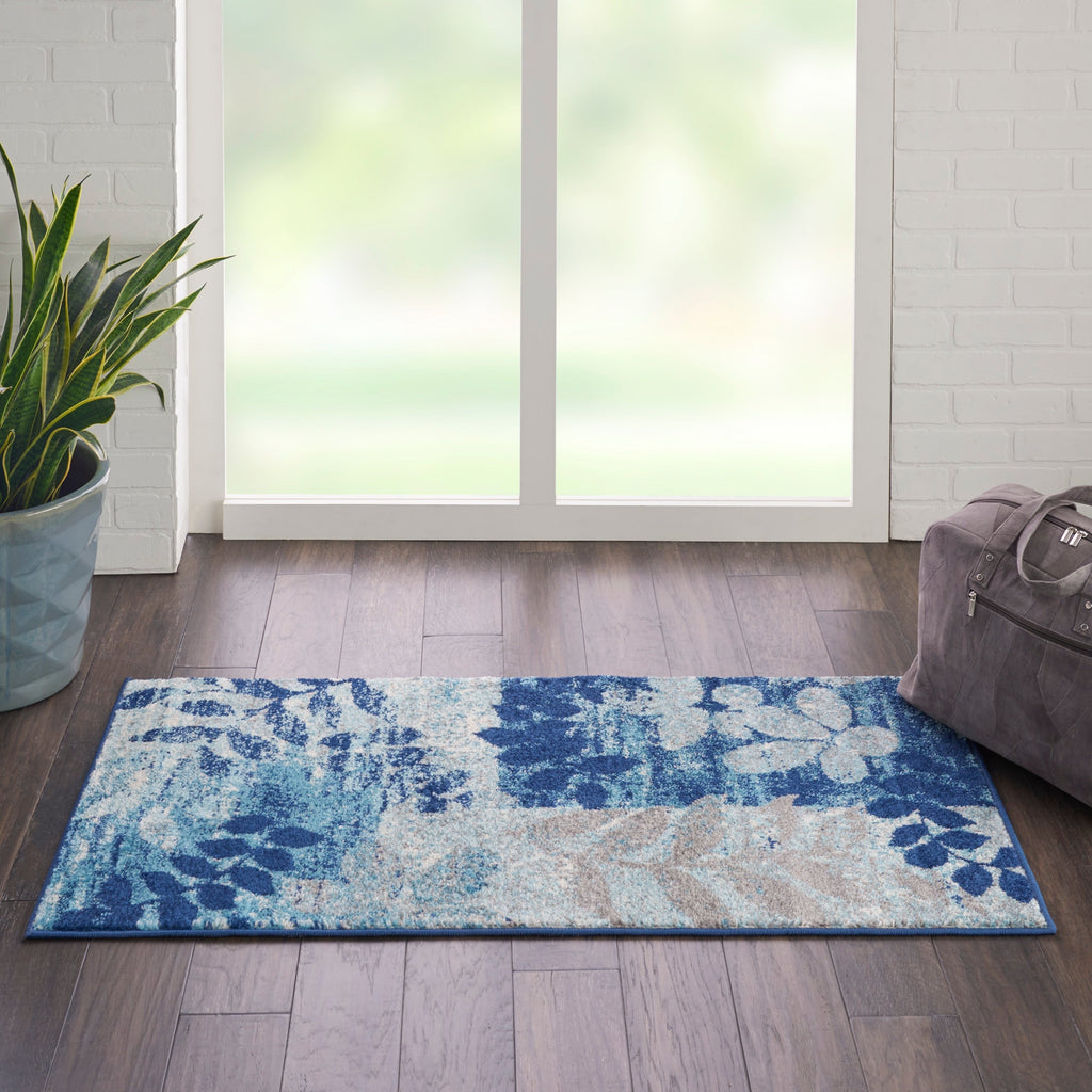 Nourison Tranquil Floral Leaves Area Rug