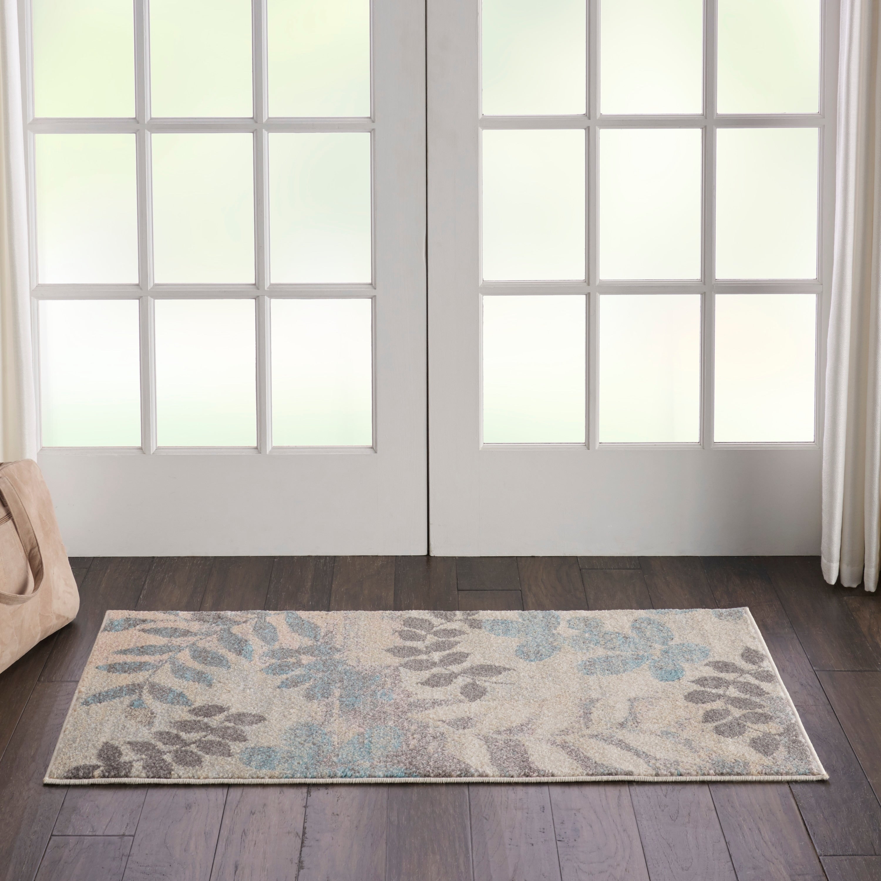 Nourison Tranquil Floral Leaves Area Rug