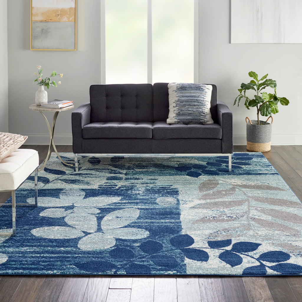 Nourison Tranquil Floral Leaves Area Rug