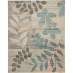Nourison Tranquil Floral Leaves Area Rug