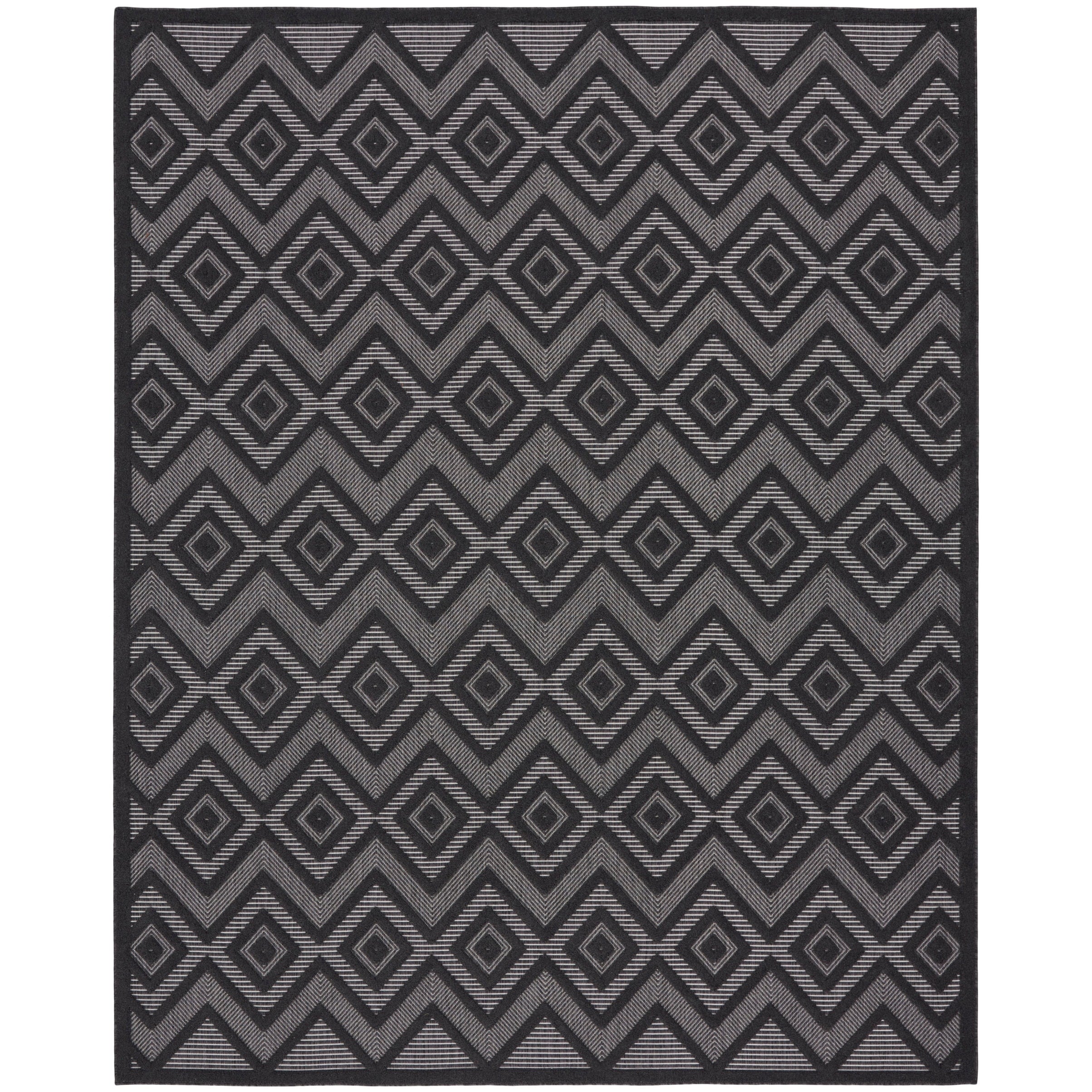 Nourison Versatile Indoor/Outdoor Geometric Flatweave Area Rug