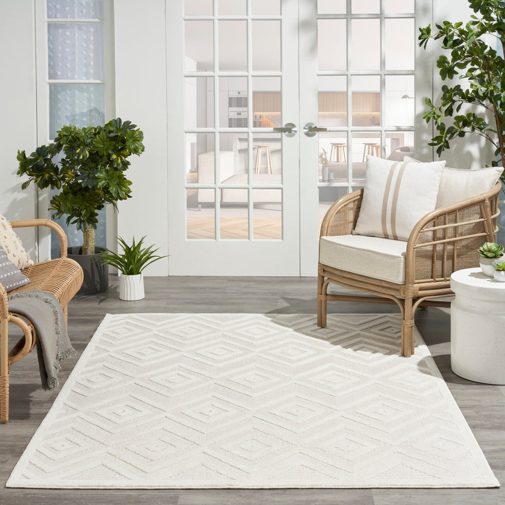 Nourison Versatile Indoor/Outdoor Geometric Flatweave Area Rug