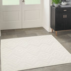 Nourison Versatile Indoor/Outdoor Geometric Flatweave Area Rug