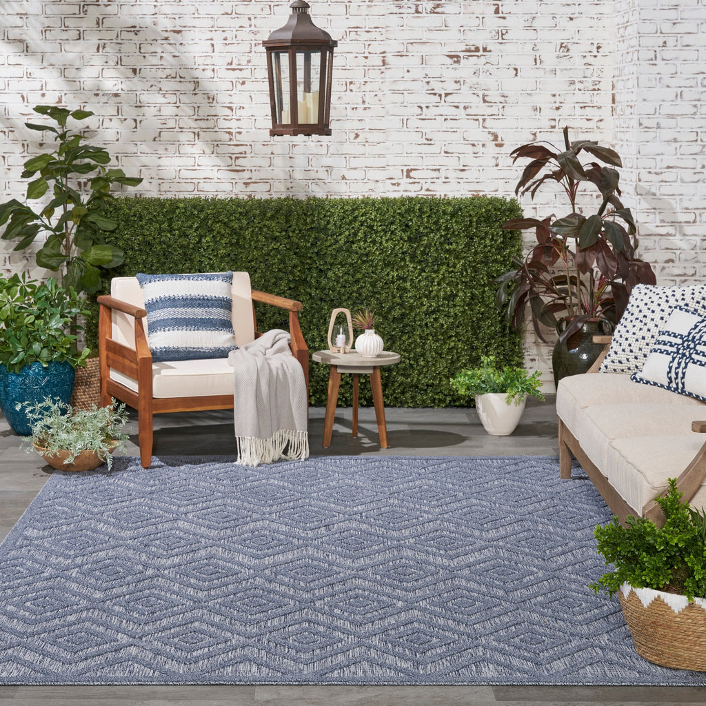 Nourison Versatile Indoor/Outdoor Geometric Flatweave Area Rug
