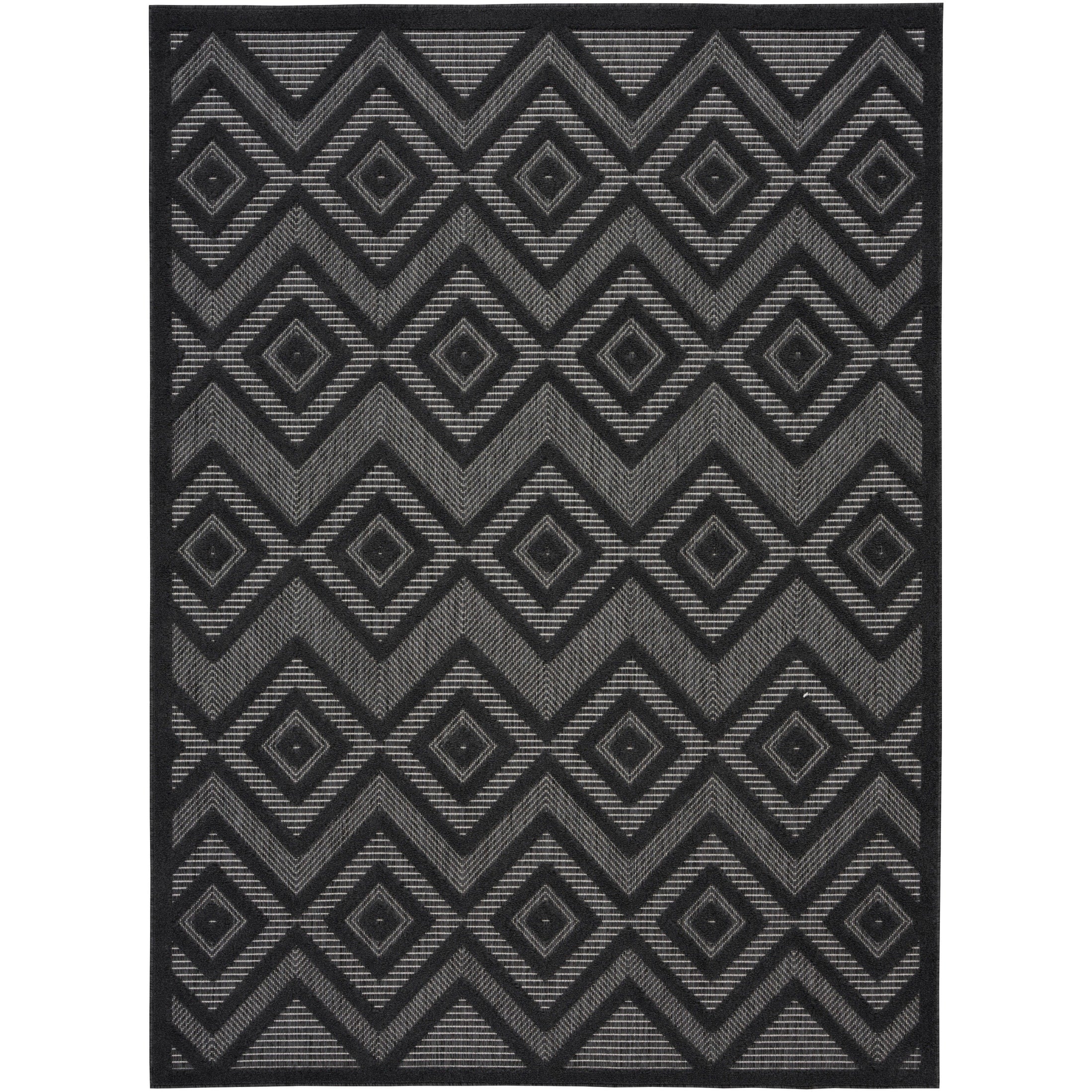 Nourison Versatile Indoor/Outdoor Geometric Flatweave Area Rug