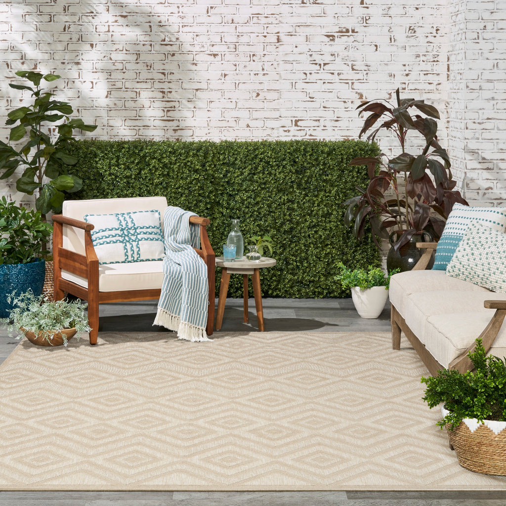 Nourison Versatile Indoor/Outdoor Geometric Flatweave Area Rug