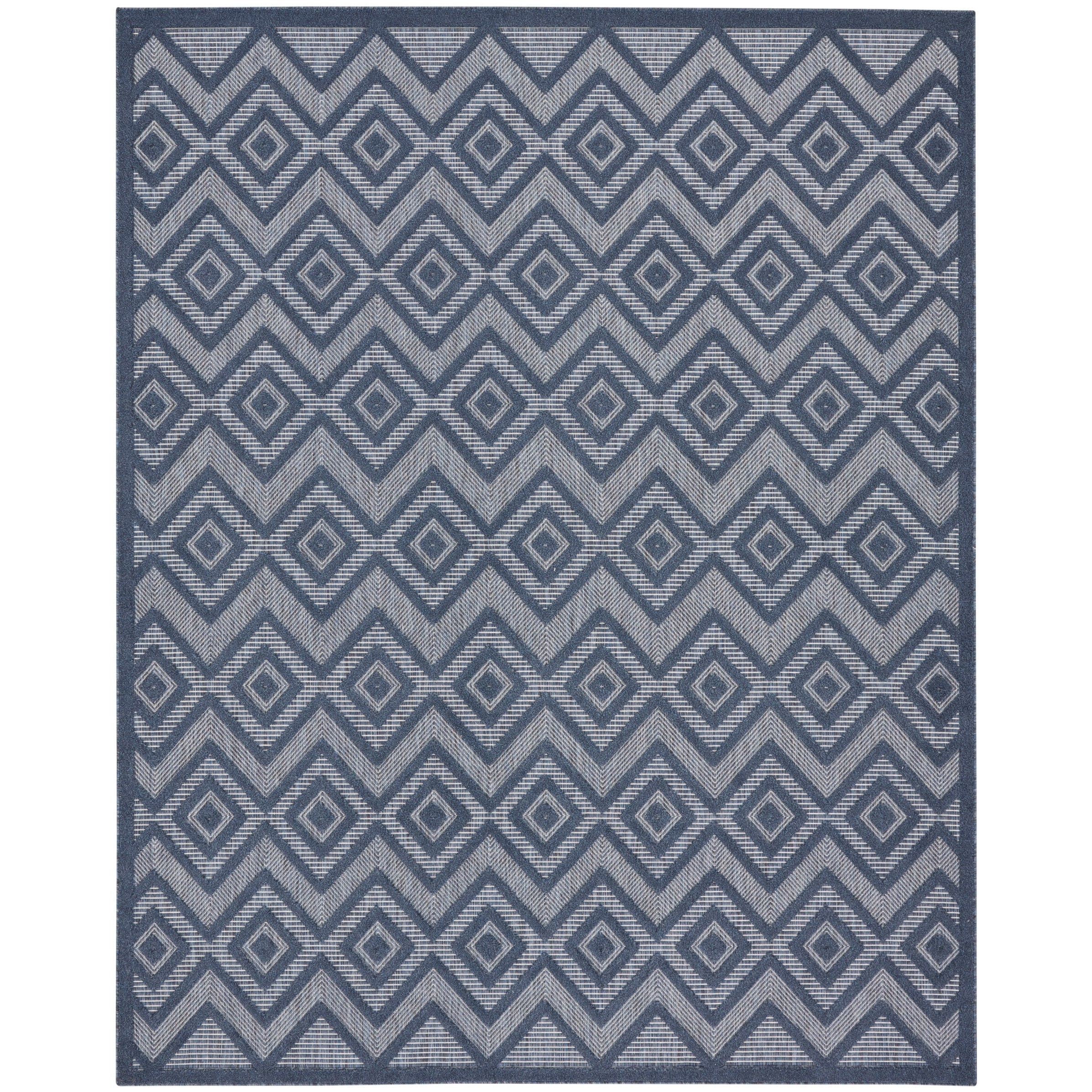 Nourison Versatile Indoor/Outdoor Geometric Flatweave Area Rug