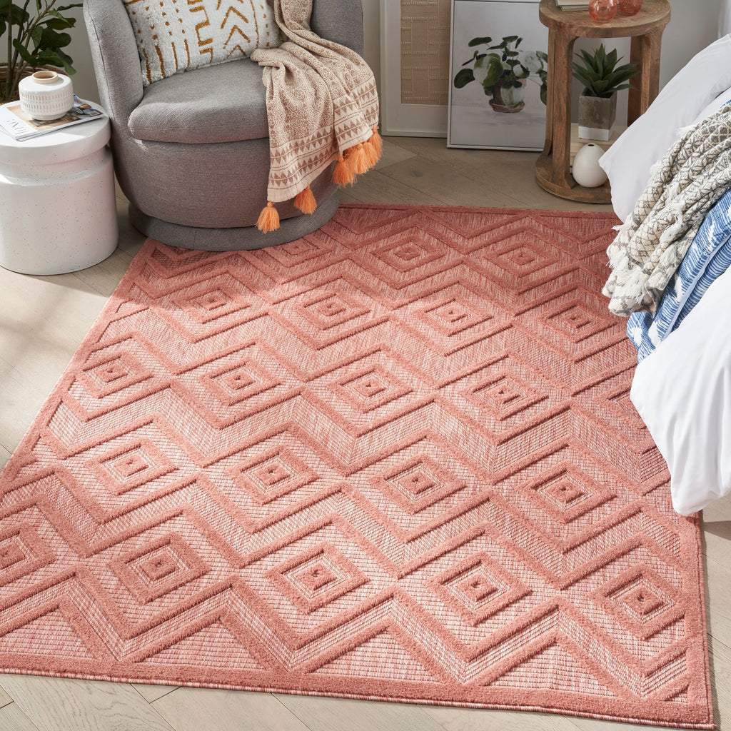 Nourison Versatile Indoor/Outdoor Geometric Flatweave Area Rug