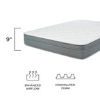 NuForm 9 Medium Firm Eurotop Mattress