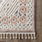 Nuloom Acacia Raised Diamond Tasseled Area Rug