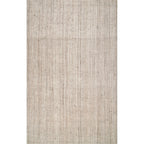 Nuloom Ashli Solid Farmhouse Jute Area Rug