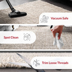 Nuloom Ashli Solid Farmhouse Jute Area Rug