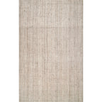 Nuloom Ashli Solid Farmhouse Jute Area Rug