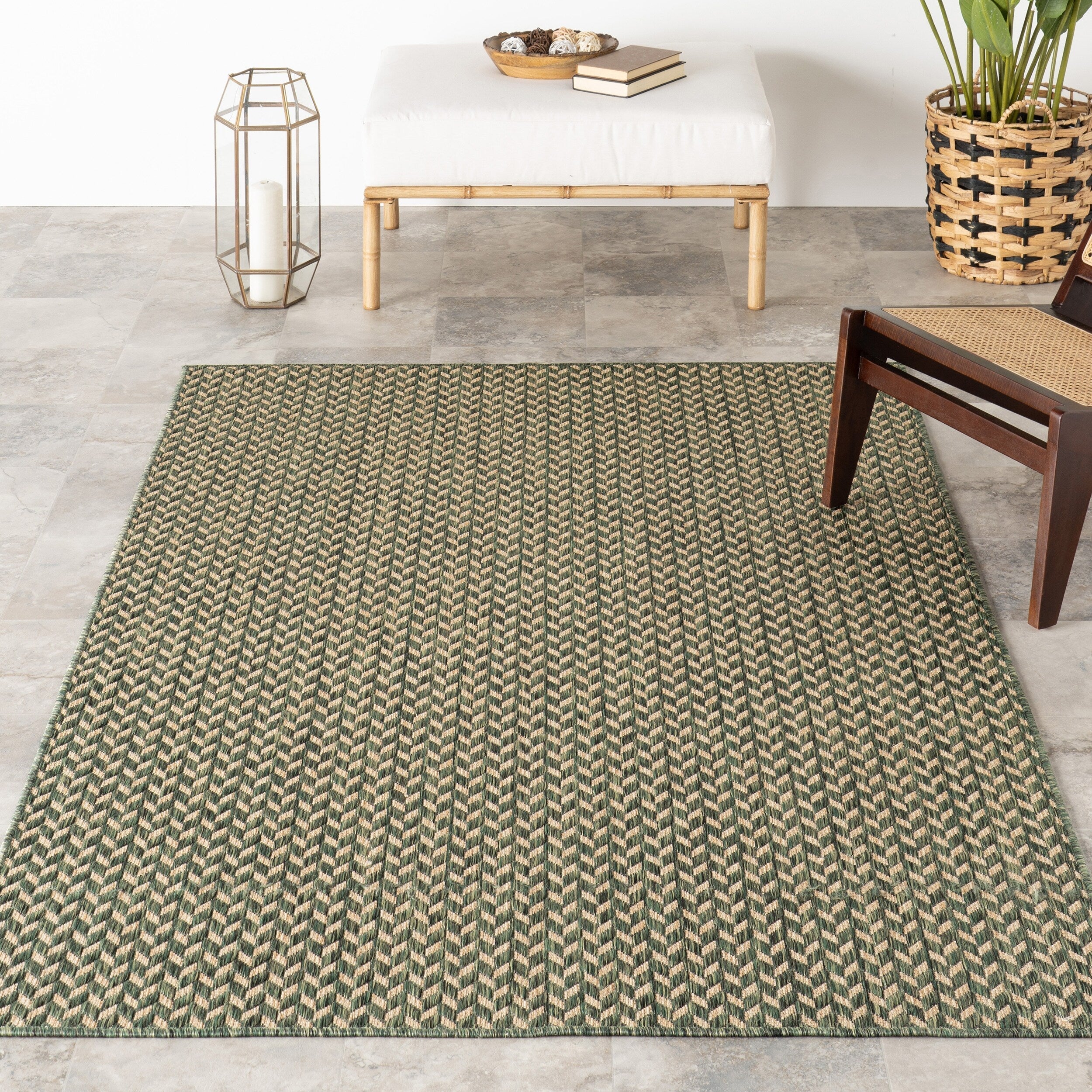 Nuloom Camryn Herringbone Indoor/Outdoor Area Rug