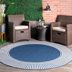 Nuloom Leah Classic Bordered Indoor/Outdoor Area Rug