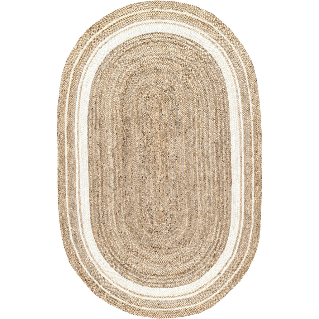 Nuloom Rikki Coastal Braided Jute Area Rug