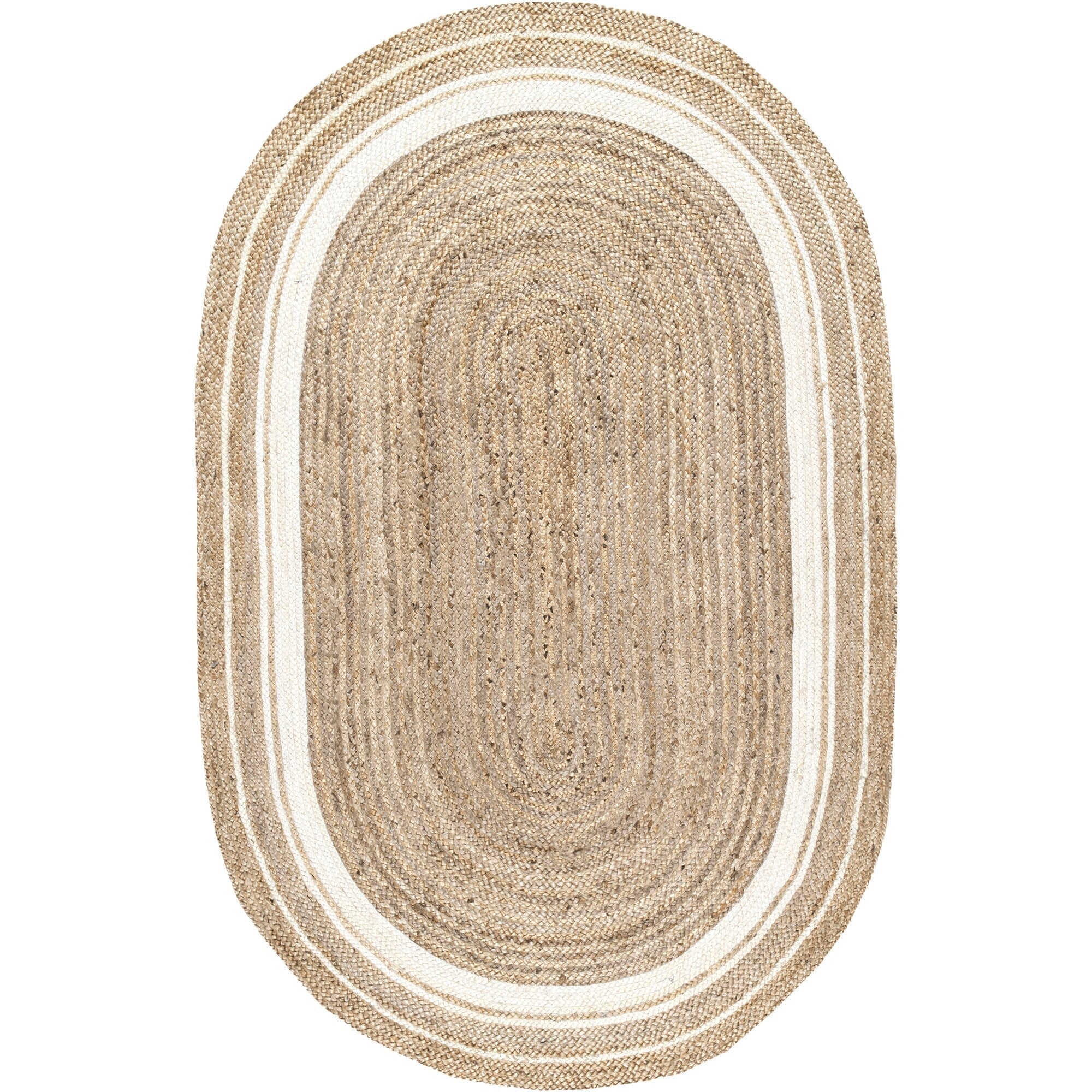 Nuloom Rikki Coastal Braided Jute Area Rug
