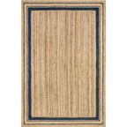 Nuloom Rikki Coastal Braided Jute Area Rug