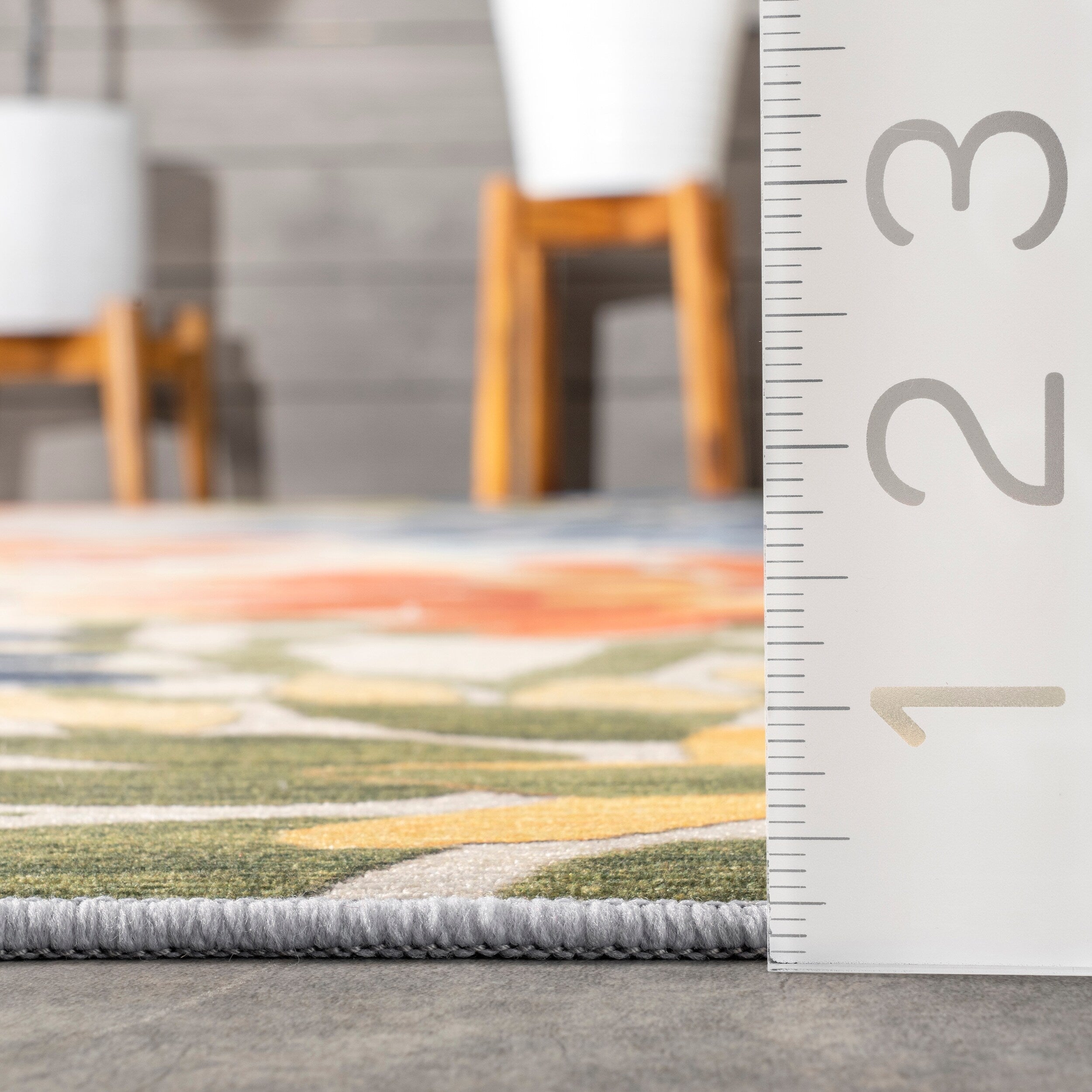 Nuloom Rosana Floral Machine Washable Indoor/Outdoor Area Rug