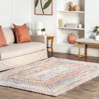 Nuloom Tammara Bohemian Hand Braided Area Rug