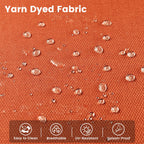 OVIOS 9 Pieces Outdoor Wicker Swivel Chair Set With Fire Table